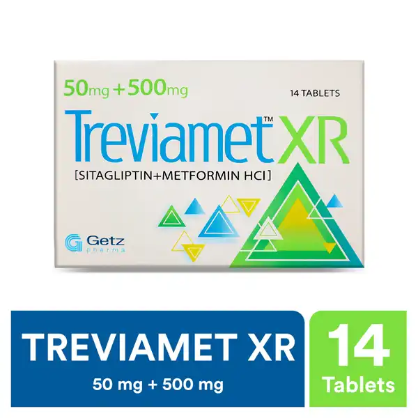 Treviamet-xr Tablets 50mg+500mg